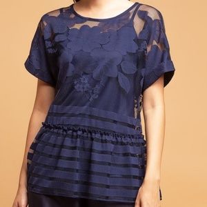 Eva Franco Peplum Top